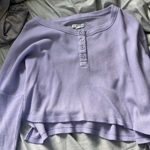 Purple sweater/long sleeve